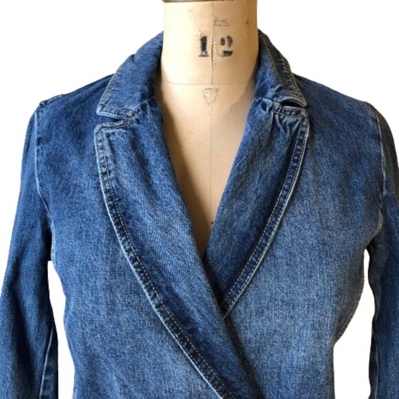 Vintage Y2K United Color of Benetton denim jacket blazer - Picture 6 of 16